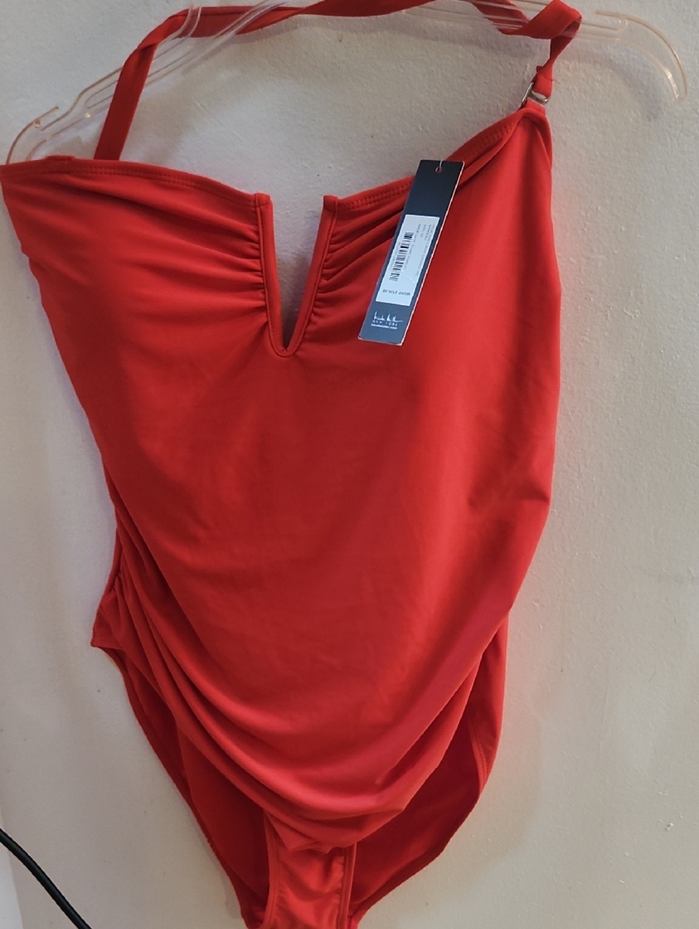 Nicole Miller Flame Scarlet One-Piece Swimsuit